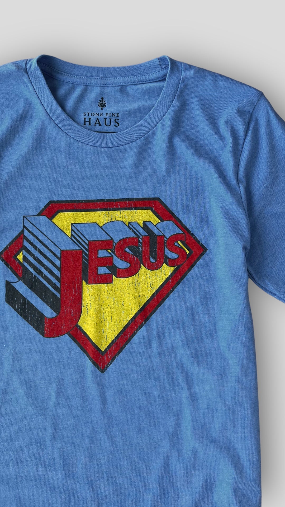 JESUS SUPERHERO - MENS - Stone Pine Haus