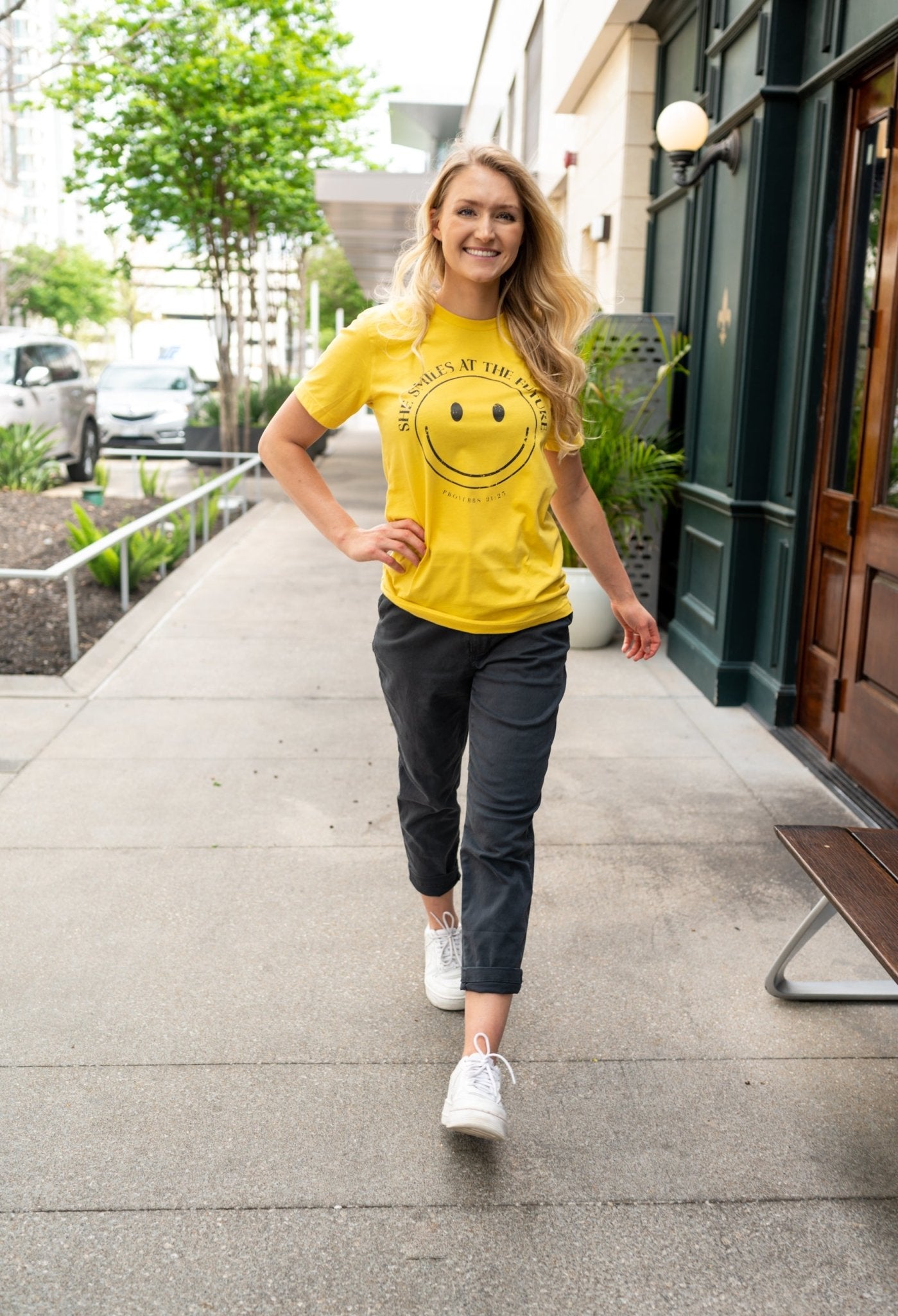 She Smiles at the Future - Stone Pine Haus