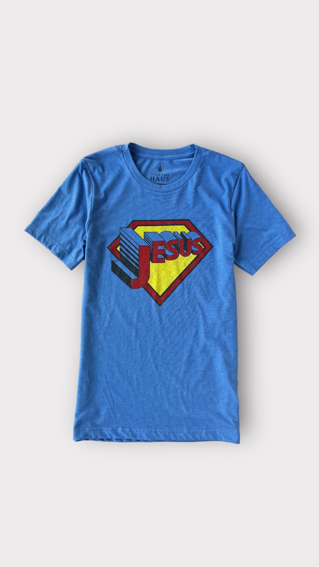 JESUS SUPERHERO - MENS - Stone Pine Haus